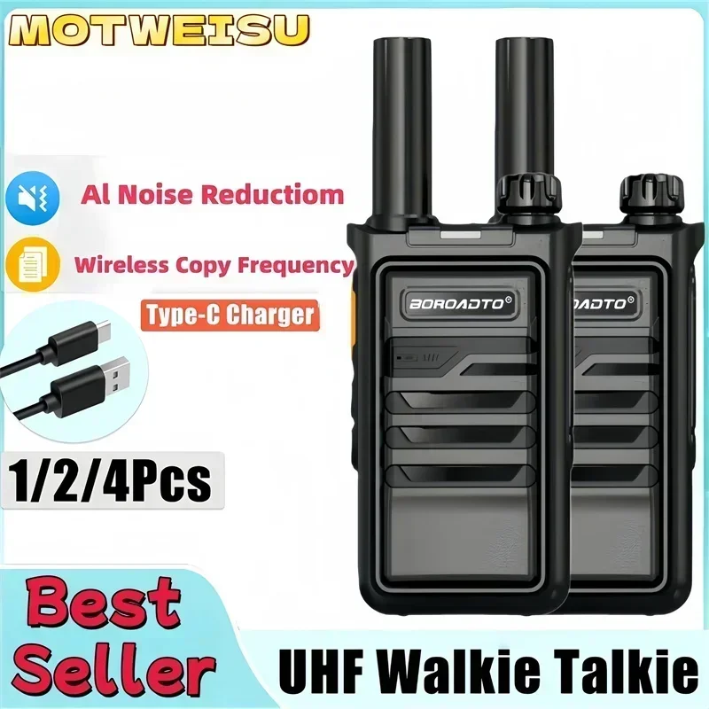 2pcs-mini-walkie-talkie-vox-handsfree-fast-charging-uhf-400-470mhz-professional-two-way-radio-portable-transceiver-outdoor