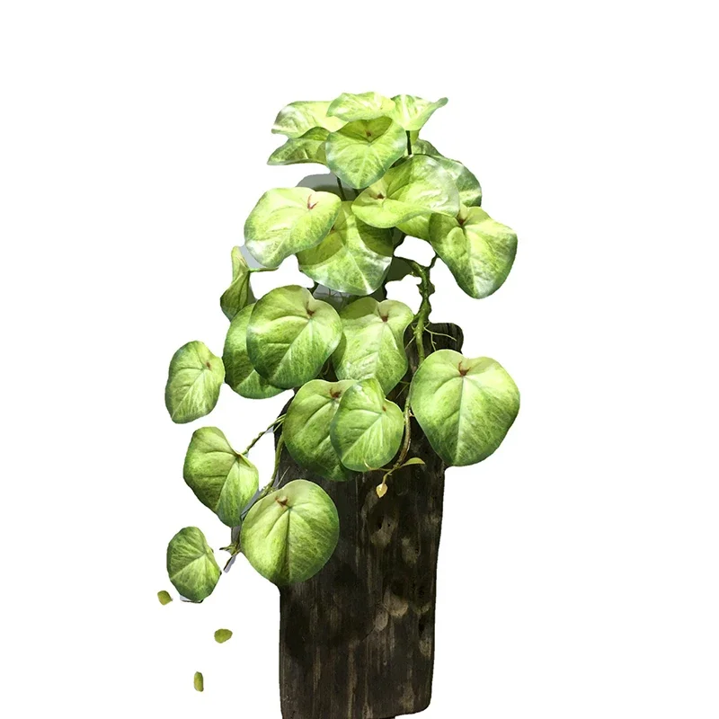 Große 22'' Künstliche Hängen Pflanzen Gefälschte Farne Blätter Kunststoff Begonie Leafs Wand ForHome Zimmer Garten Hochzeit Girl – Detail 11