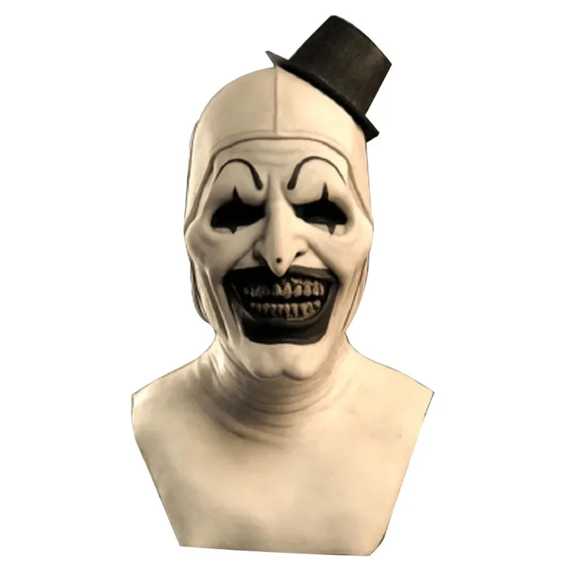 Clown Joker Costume Cosplay Maschera Terrifier Tuta Donna Uomo Halloween Horror Nero Bianco Tuta TV Arte Il Clown Set di vestiti