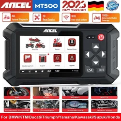 Ancel MT500 Motorcycle Scanner Full System Diagnosis ECU Coding Multi-reset Auto Motorcycle Analysis for BWM/KTM/KAWASAKI