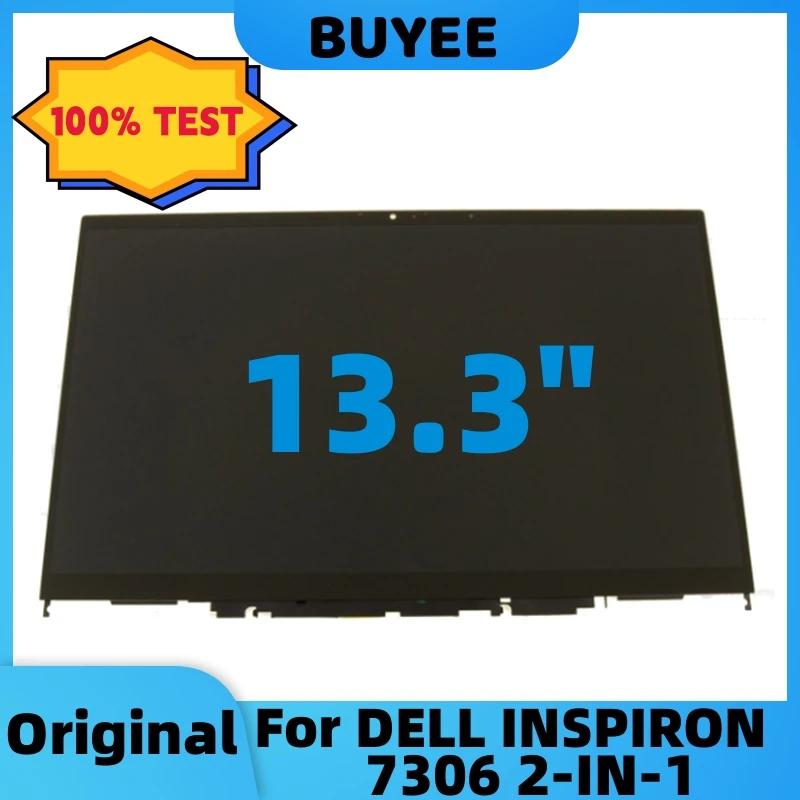 13.3” Original For DELL INSPIRON 7306 2-IN-1 Laptop LCD Touch Screen Digitizer Assembly With Frame FHD 1920X1080