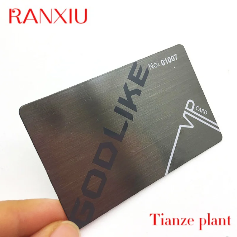 

Custom RENHUI Stainls Steel Hard Copper Alloy Bronze Laserable Anodized Aluinu Aluiniu Blanks Custo etal Busins Car