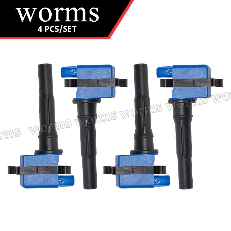 

Worms High Performance Ignition Coil Upgrade Coil 4pcs Set For Mitsubishi Minicab Bravo 3G83 MD346383 катушка