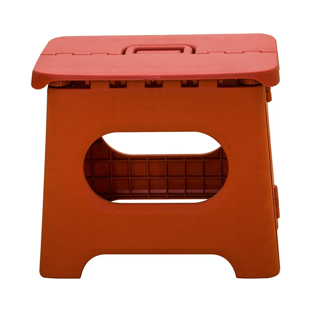 1Pcs Kleine Faltbare Hocker Runde Fase Sichere Praktische PP Material Tragbare Home Reise Rot Kleine Faltbare Hocker