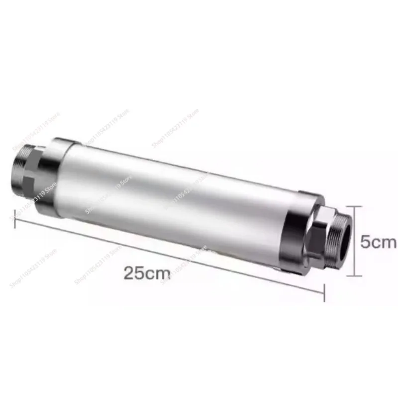 Whole house central water softener, scale inhibitor filter, high flow household microfluidic water softener