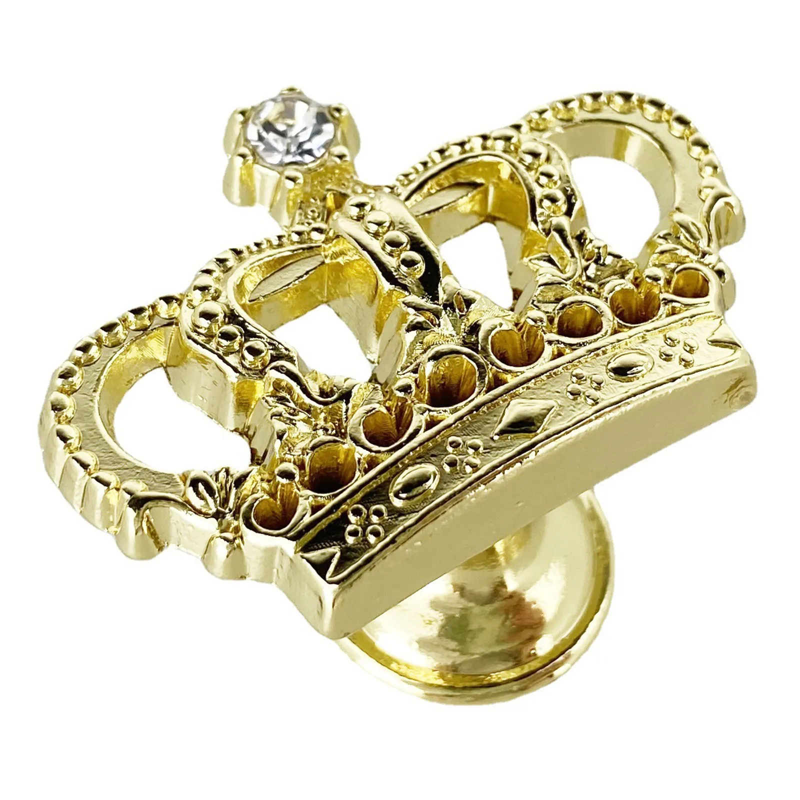 Metal Handle Handle Pull Cabinet Pulls Crown Crown Handle Drawer Metal Handle Single Hole With Screws Zinc Alloy