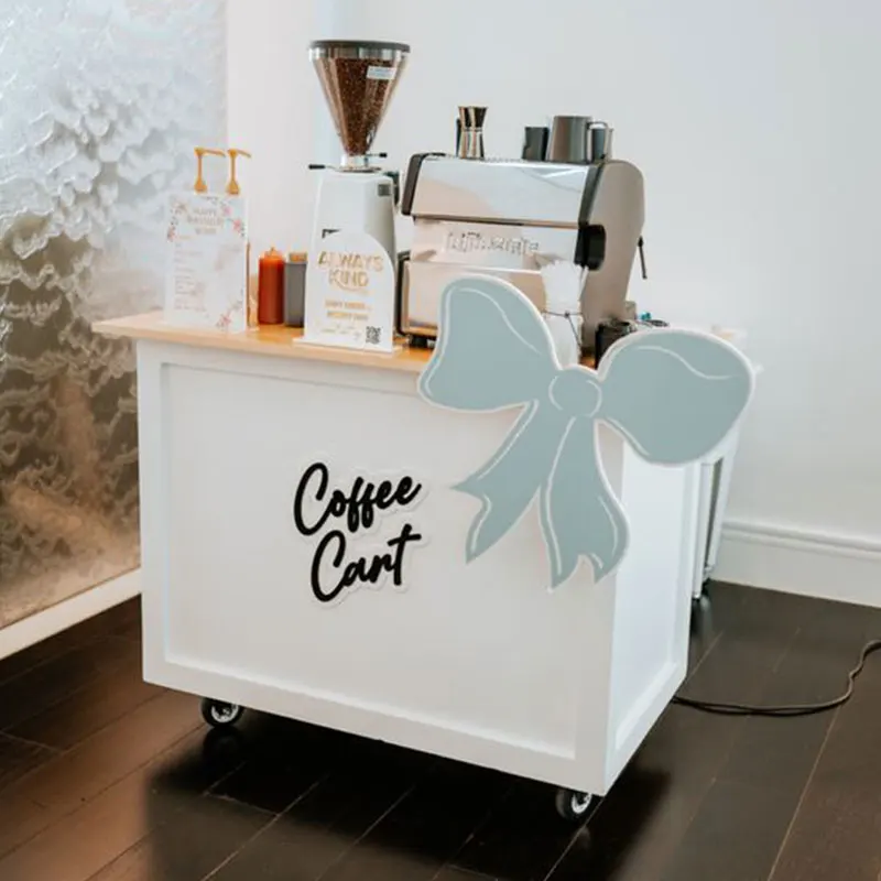 R*- Chips Street Vendors Multiple Scenarios Fast Food Trolley& Coffee Cart Custom Aluminum Fiberglass Food Cart for Candy