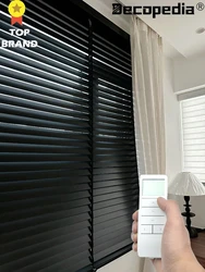 Wooden Venetian Window Blinds Shutter Ladder Tape Eco-friendly Sun Shades Horizontal Blinds for Windows Tearoom Home Living Room