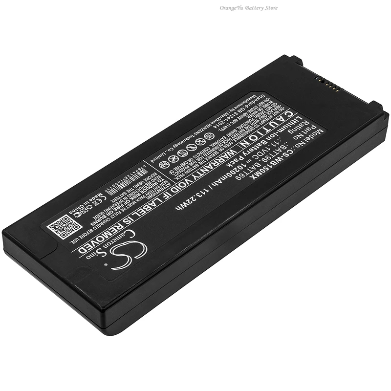 CS-WB150MX 7800mAh/10200mAh Battery for Welch-Allyn Connex Spot,Connex Vital Signs Monitor,CP150 Electrocardiograph,CP150 ECG