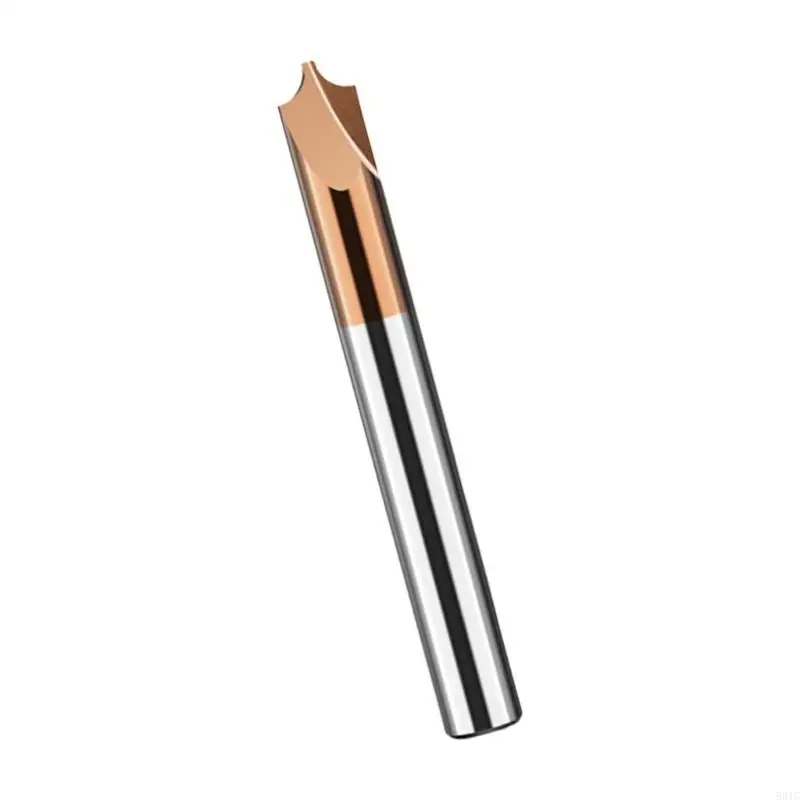 

581C Solid Metal Chamfer Tool Milling Cutter 4 Flute Inner Arcs Chamfer Routers Bit Corner Rounding Deburring Tool