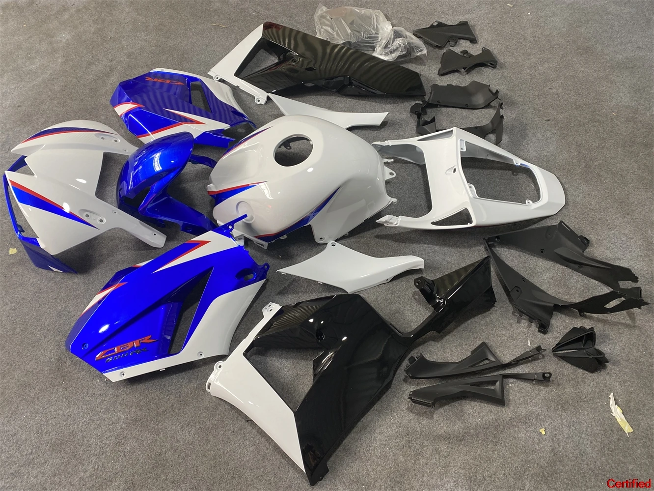 

La배 CBR 600RR 13 Кузов CBR 600RR 2015 Пластиковые обтекатели CBR 600 RR 2013-2017 Обтекатели Azul blanco negro