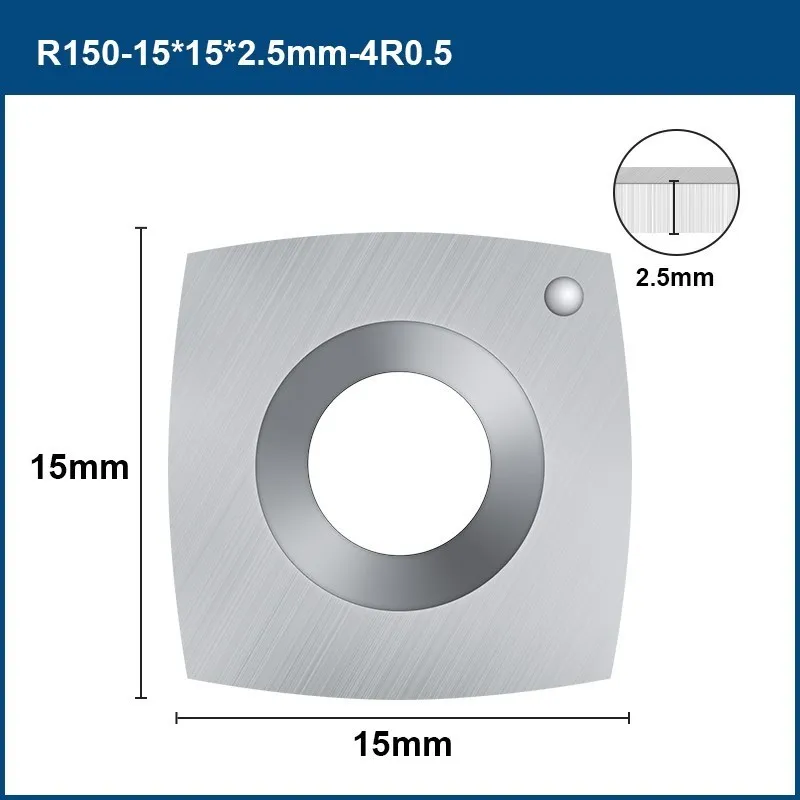 HAMPTON Hartmetall Einfügen 15x1 5x 2,5mm Platz Klinge Drehen Cutter Einsatz Für Holzbearbeitung Drehmaschine Werkzeug Fase 4R 0,5 1pc/10 stücke