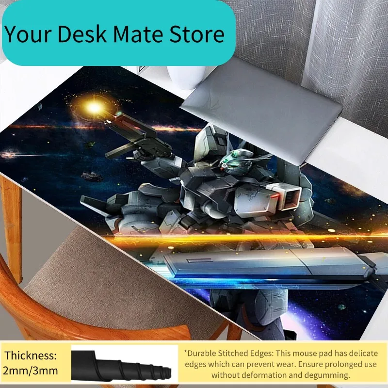 

Mouse Pads Gundam Large Gaming Mouse Pad Anime PC Computer Gamer Desk Mat for CS GO LOL XXL Laptop Kawaii Mousepad