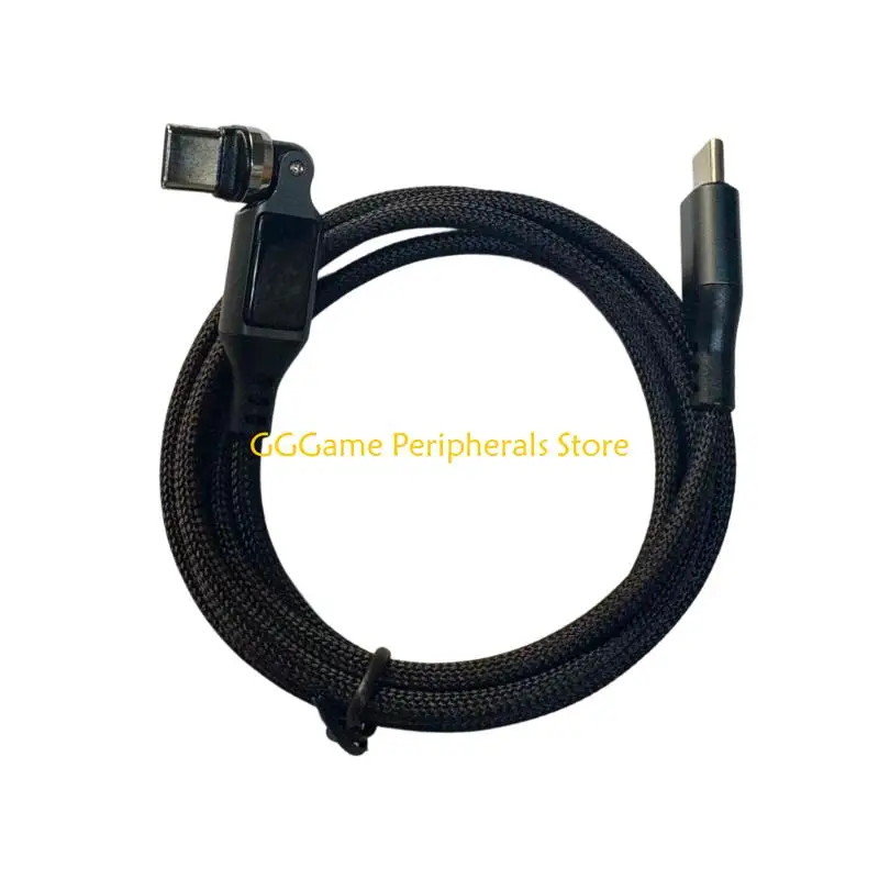 U55B Reinforced interlaced USB C Cable 240W Energy Transfer With constructed In Display
