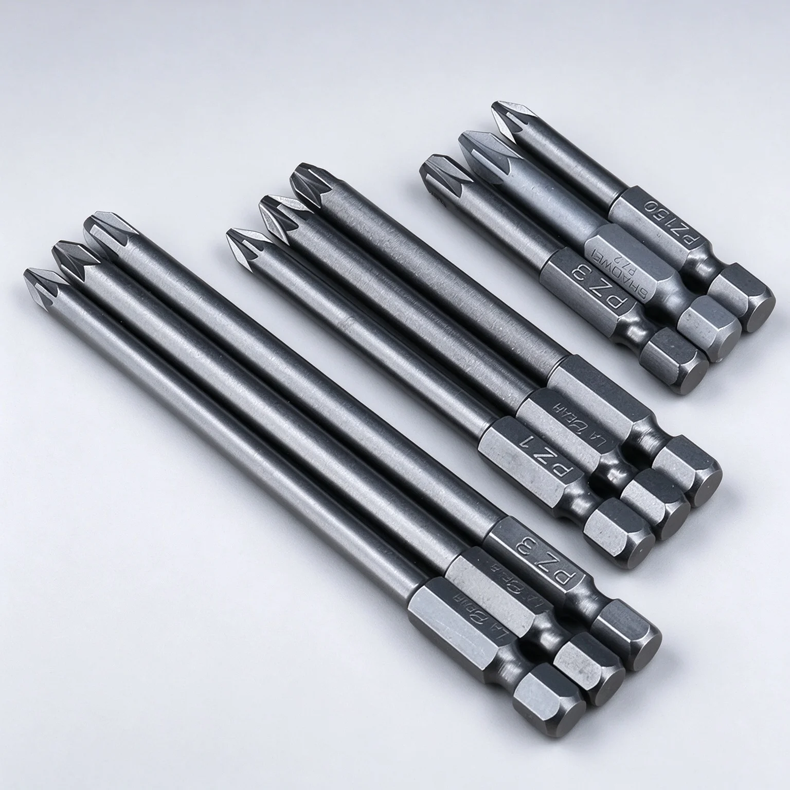 1Pc PZ1 PZ2 PZ3 Screwdriver Bit Magnetic Pozidriv Screwdriver Bit 1/4