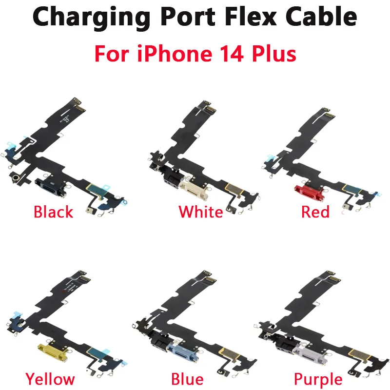 

Original Charger Dock Flex Cable For iPhone X XR XS 11 Pro Max Charging Port Module With Microphone Replacement