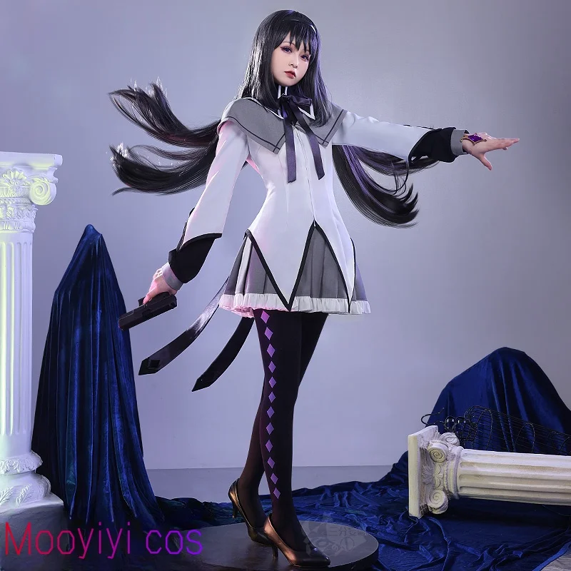 

Akemi Homura Cosplay costume Halloween Christmas Role Playing Party Comic Exhibition Women size S-XL in stock Magica skirt