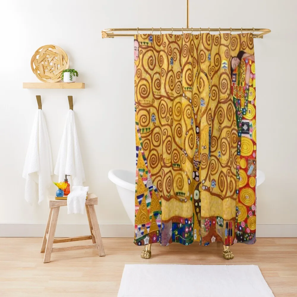 

Gustav Klimt - The tree of life Shower Curtain For Bathrooms Waterproof Shower Curtain