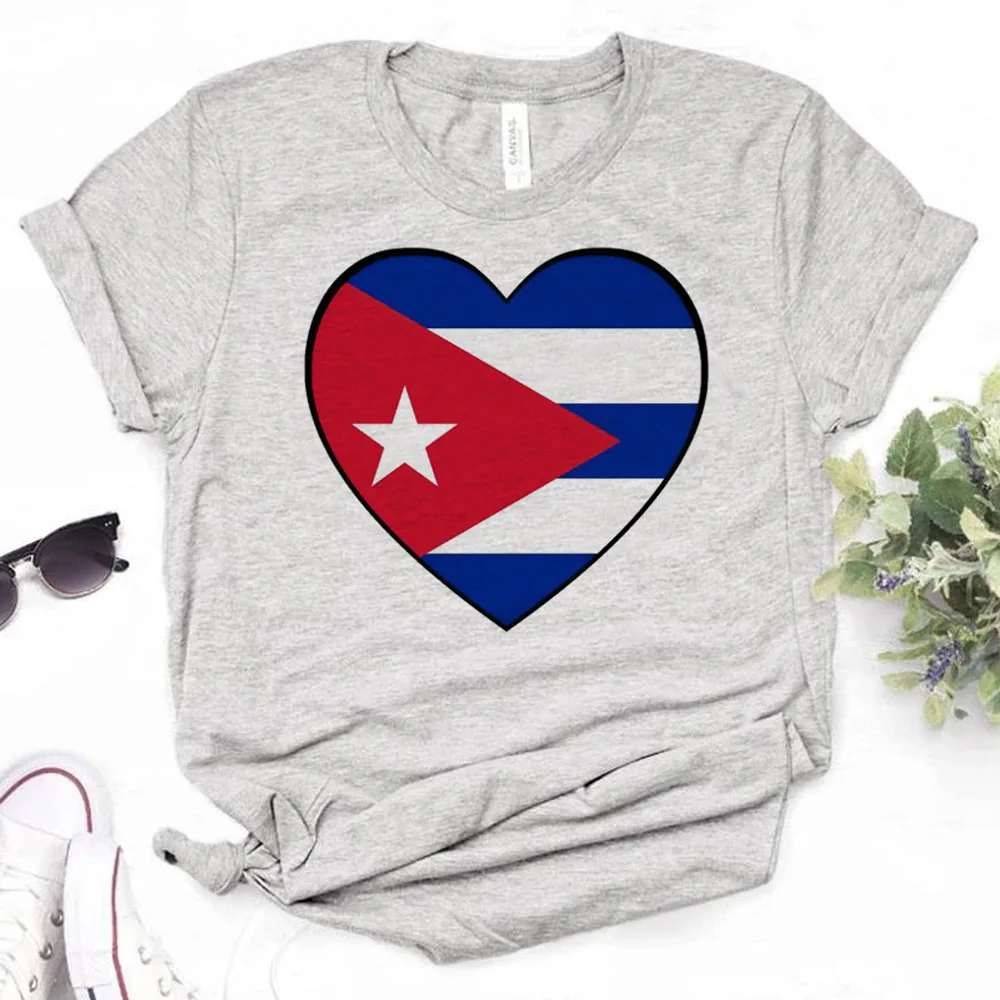 Cuba tshirt women anime korean fashion kawaii vintage emo t-shirt graphic meme japanese alternative  dollette