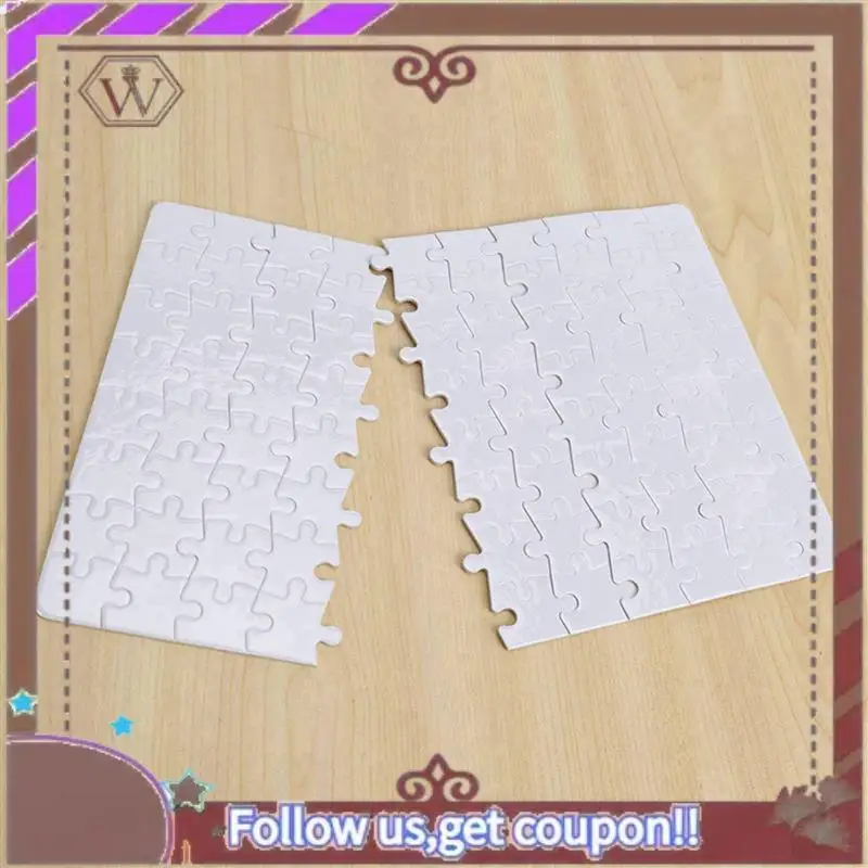 أحدث التسامي لغز فارغ 30 قطعة/الوحدة لتقوم بها بنفسك الحرفية A5 بازل قطع لنقل الحبر التسامي