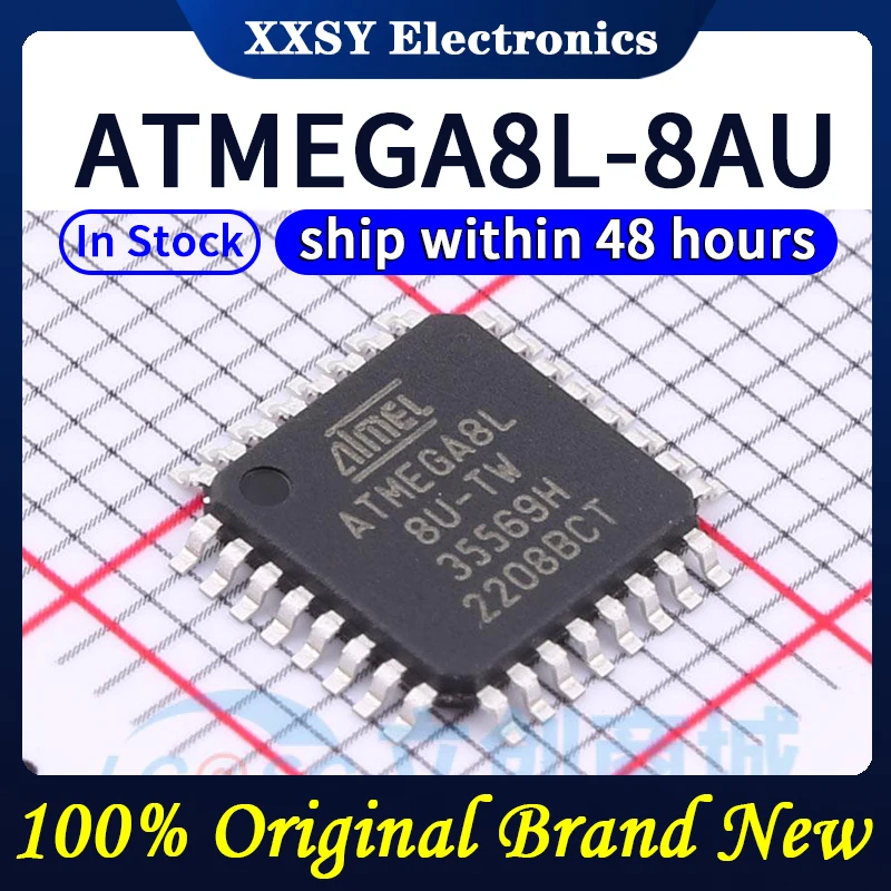 ATMEGA8A-AU ATMEGA8L-8AU ATMEGA16A-AU ATMEGA16L-8AU ATMEGA32A-AU ATMEGA32-16AU ATMEGA32L-8AU ATMEGA48PA-AU ATMEGA64A-AU 100% New