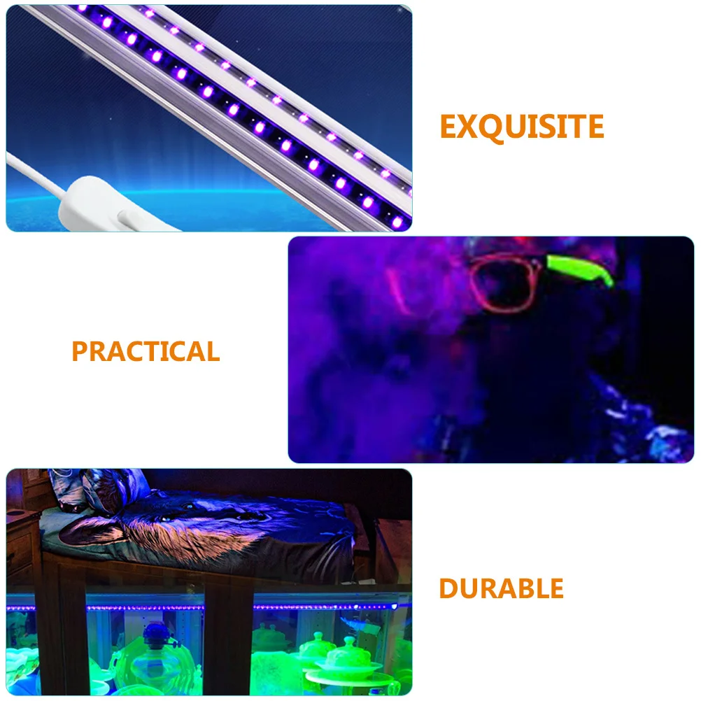 

Black Light Bar USB Powered Durable Pc Black Lights for Stage Glow in Dark Fluorescent Lamp LED Backlights