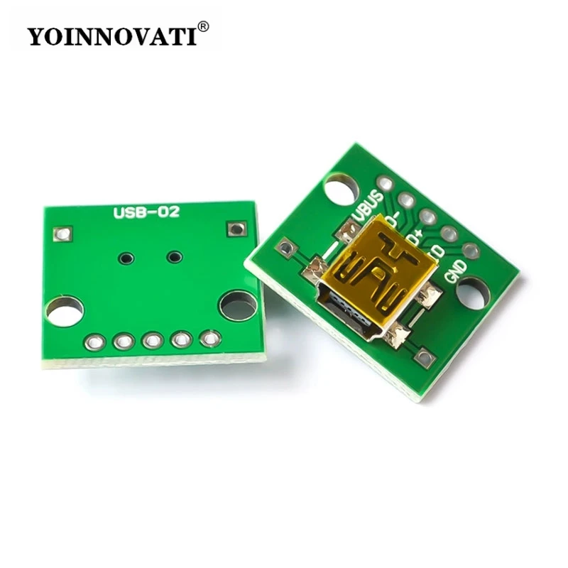 Комплект-из-5-шт-мини-usb-адаптеров-коннекторов-dip-254-мм-модуль-плата-гнездо-5-контактная-панель-254-мм-мини-usb-тип-pcb-комплектующие