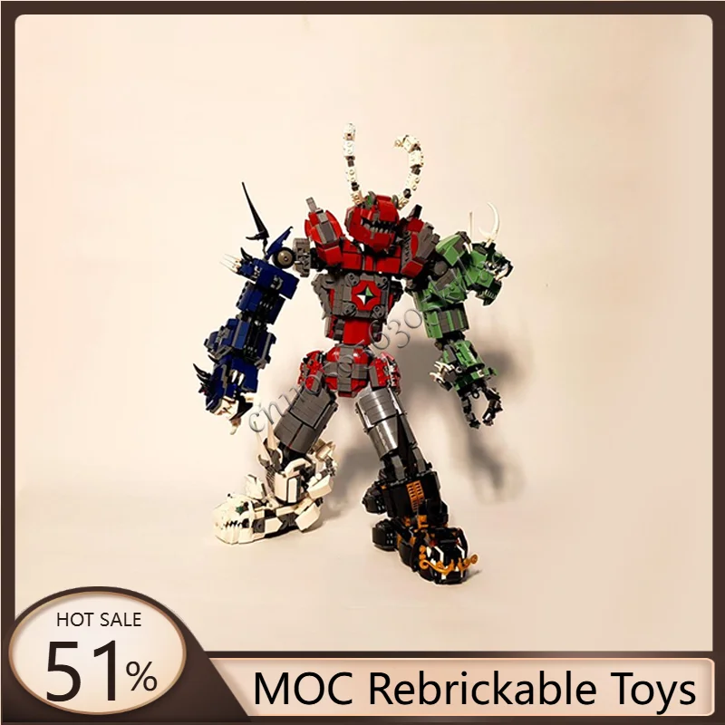 

3413 шт. знаменитый персонаж Ankylosaur Combiner Mech Warrior кирпичи Рождественский подарок образование собрать строительные блоки игрушка для взрослых