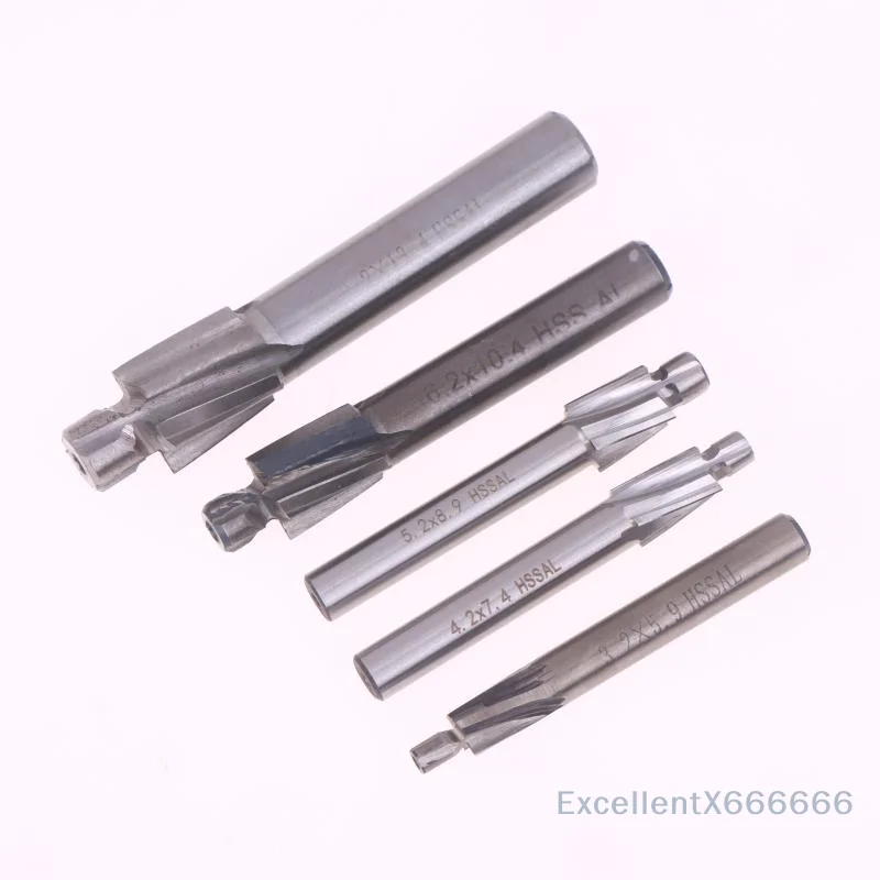 Schaftfräser Senker M3-M8, Flachbohrer, HSS, effektiver Senkerfräser