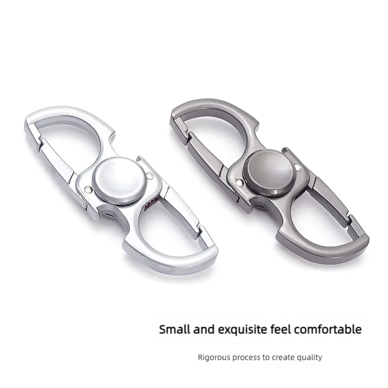 EDC Metalen Karabijnhaak Fidget Spinner Zinklegering Spinning Gyro Stress Relief Speelgoed Flesopener Roterende Antistress Fidgeting Speelgoed