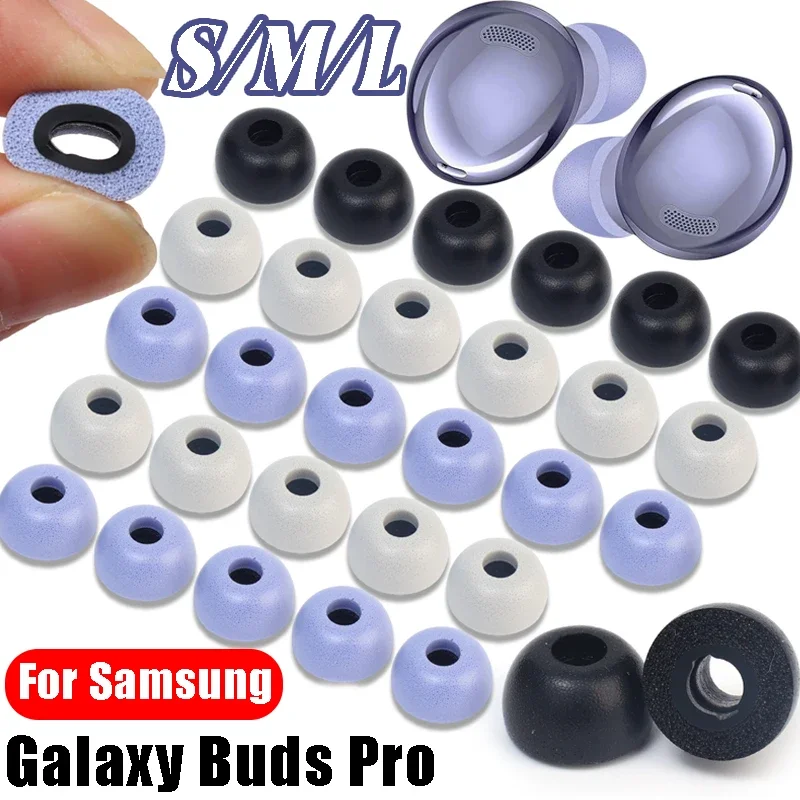 1-3Pair Soft Memory Foam Eartips for Samsung Galaxy Buds Pro Replacement Earplugs Foams Earphone Accessories for Galaxy Buds Pro