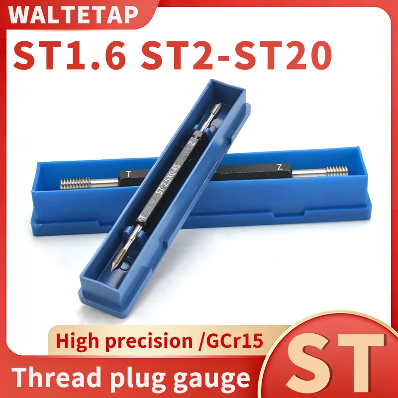 

1 шт. ST 1,6 2 2,5 3-20 метрическая резьба, манометр с тонким зубом, инструмент для измерения внутренней резьбы