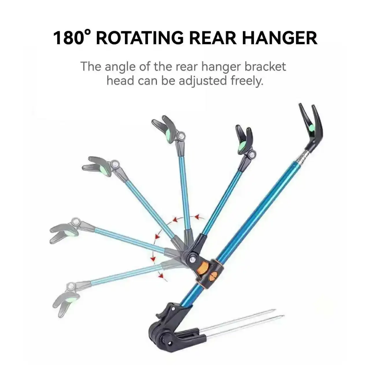 سميكة تلسكوبي الصيد رود قوس الصيد رود ثنائي الغرض قوس الصيد رود حامل 1.7 متر/2.1 متر/2.4 متر جديد الفولاذ المقاوم للصدأ