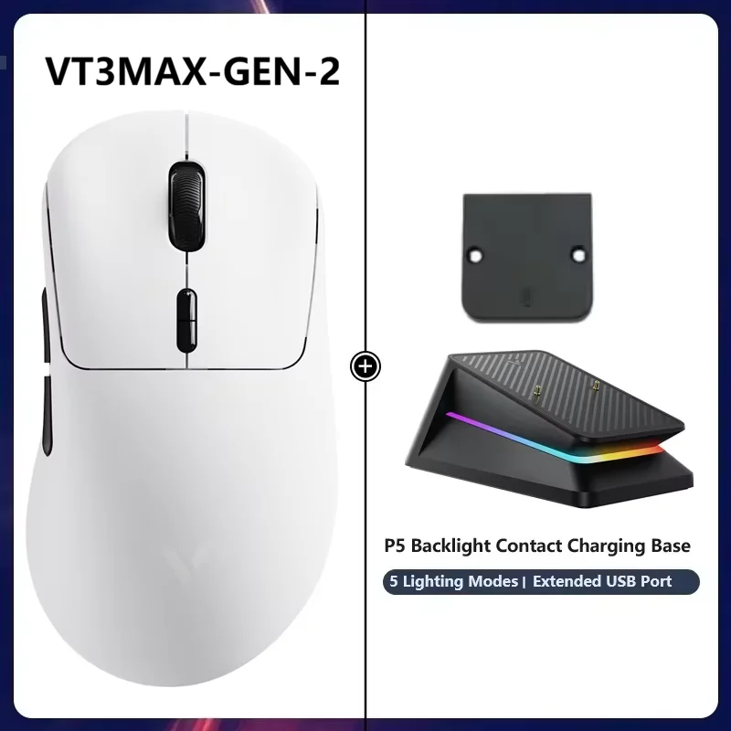 Rapoo VT3 と VT3PRO MAX ゲーミングマウス 2台セット Rapoo VT3 GEN-2 Wireless Gaming Mouse 53g Lightweight 8KHz Polling