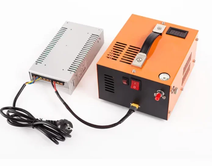4500PSI High Pressure PCP Air Compressor, 12V/110V/220V Oil Water Free Diving Bottle Inflation Pump