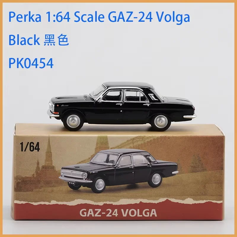 Perka 1:64 Scale GAZ-24 Volga Alloy Car Model Ornament Souvenir