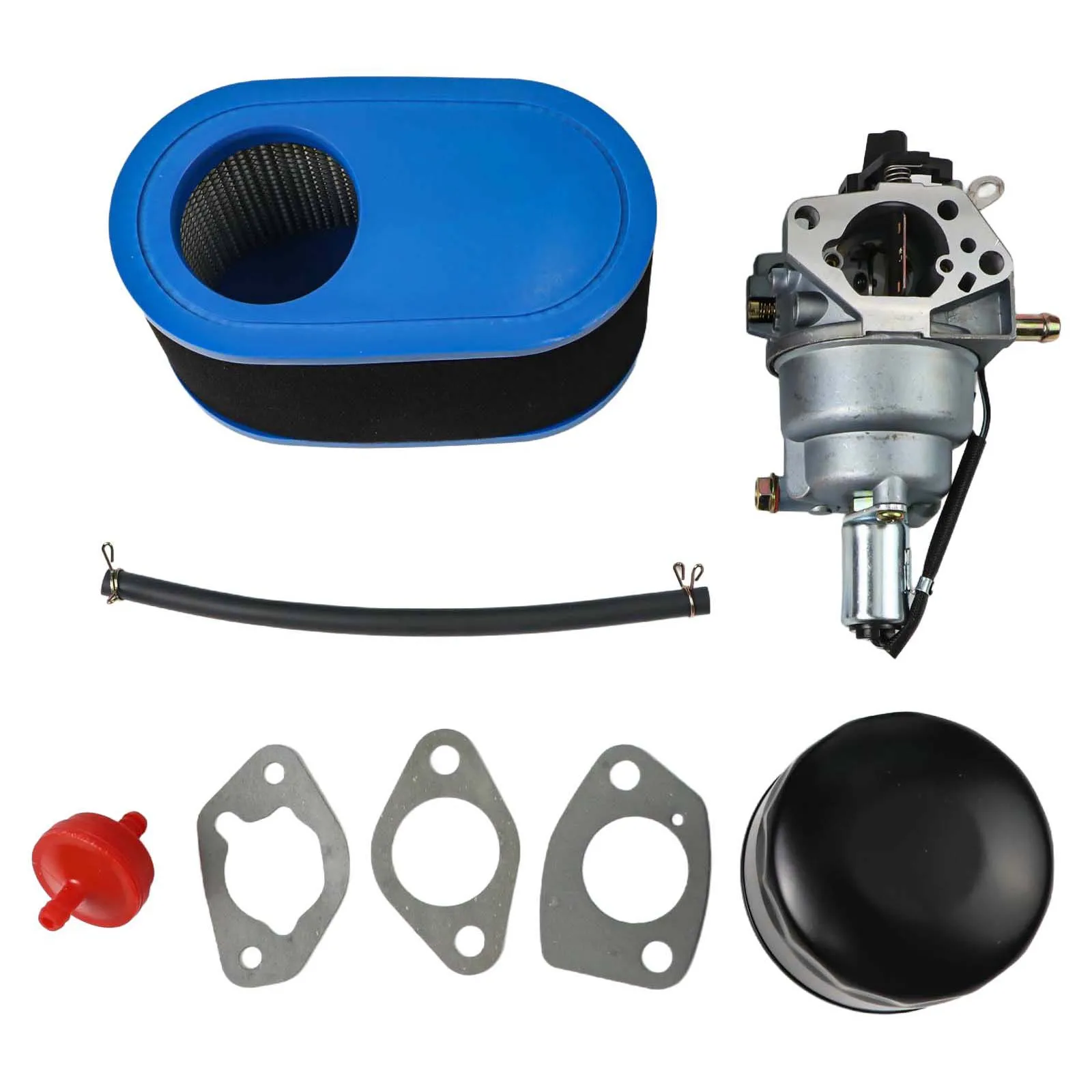 For Craftsman Lawn Tractor Carburetor Replacement Set Features Essential Filters and Gaskets for Efficient Engine Functionality
