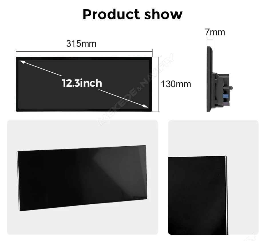 FYT 7870UIS 12.3 Inch Car Radio Navigation Car Headunit Support 4G Sim For Toyota 4Runner 2007 To 2021with Car Fronts