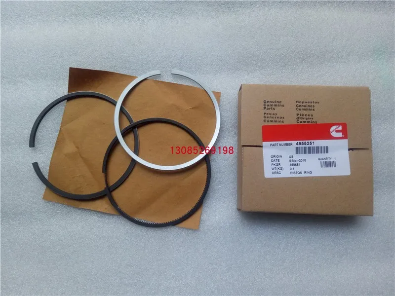 

Cummins QSB6.7 6D107 Piston Ring 4955251 3976339 4932587 4932801 Sublimation Blanks