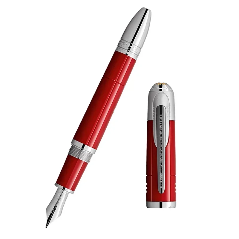 Luxury Edition Enzo Ferra Rollerball Ballpoint Pen Red Black Resin Metal Fountain Pen Office Writing Stationery Gift Supplies