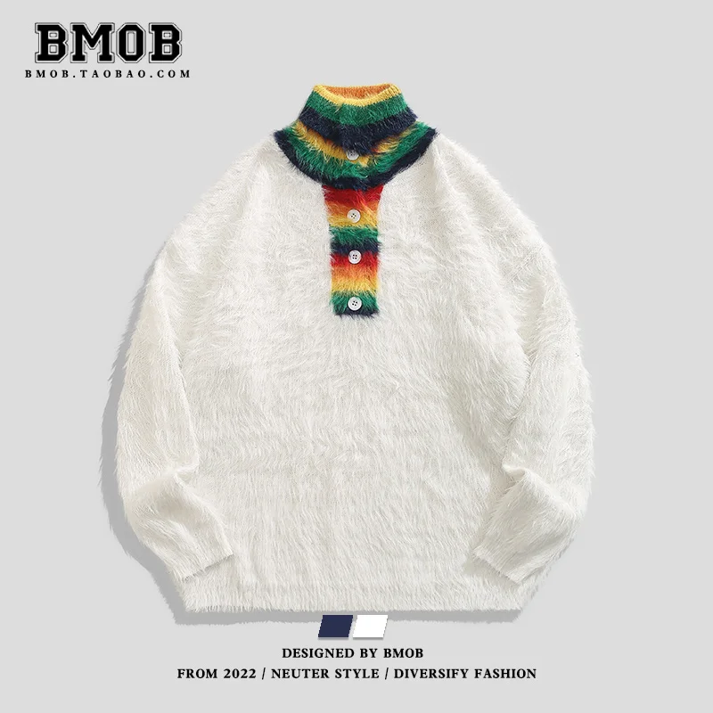 

Women White Pullover Knitted Sweater Harajuku Aesthetic Y2k Large Size Long Sleeves Sweaters Fashion Vintage 2000s Clothes 2025