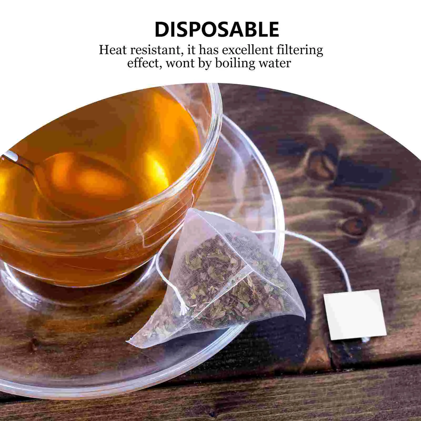 100 PCS Tea Bag Drawstring Spices Coffee Filters Decocting Bulk Bags Empty for Scented