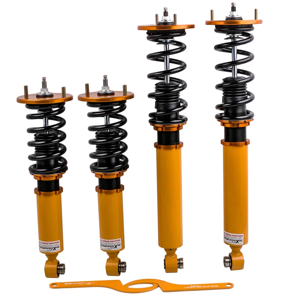 MaXpeedingrods Coilover Spring Shock Struts for Nissan Skyline R33 GTS GTST GTS25 RB20DE RB25DE RB25DET 1993-1998 Shock Absorber