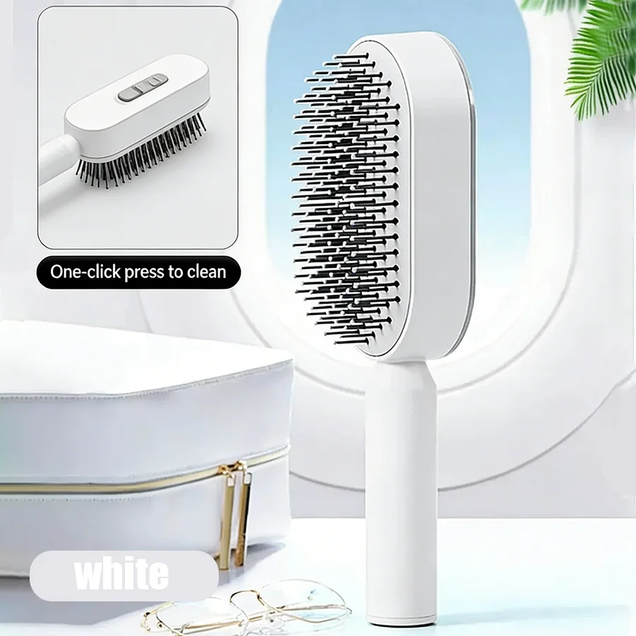 Long Hair Friendly Air Cushion Massage Comb, Anti-tangle Soft Bristle Hair Brush, Portable Scalp Massager Hair Comb for Home