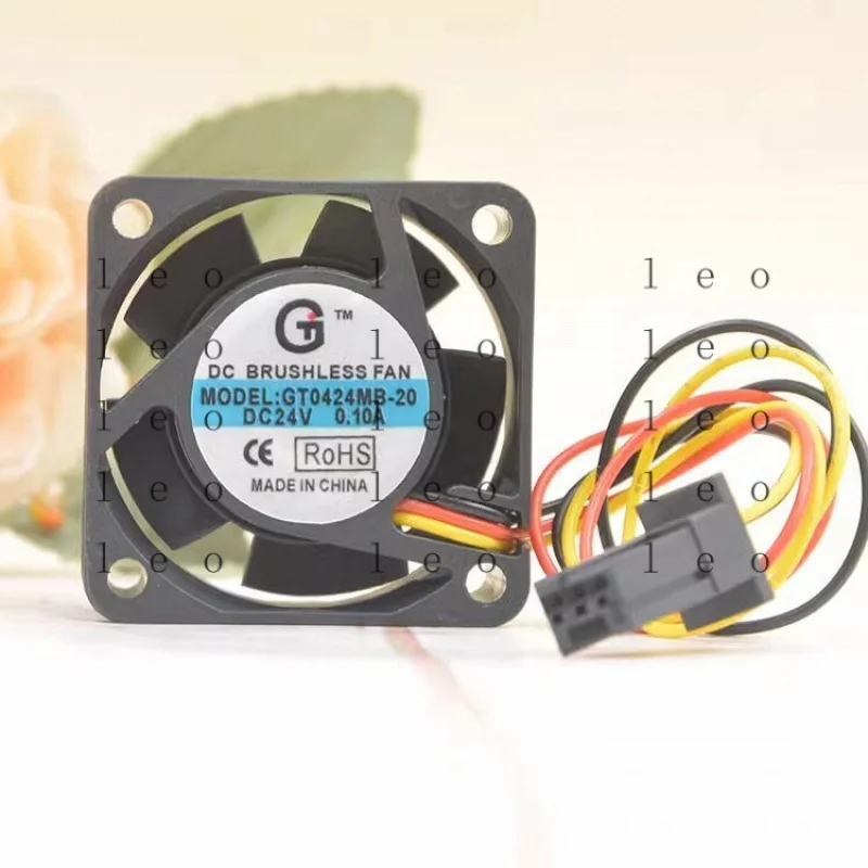 AA  for GT GT0424MB-20 4020 DC24V 0.10A 4CM 3-Pin Silent Cooling Fan