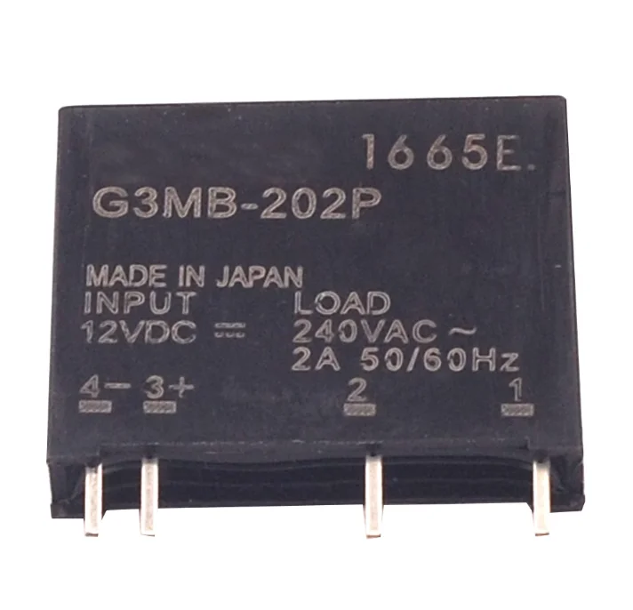 5PCS Relais Modul G3MB-202P G3MB 202P DC-AC PCB SSR In 5V DC Out 240V AC 2A Solid State Relais Modul