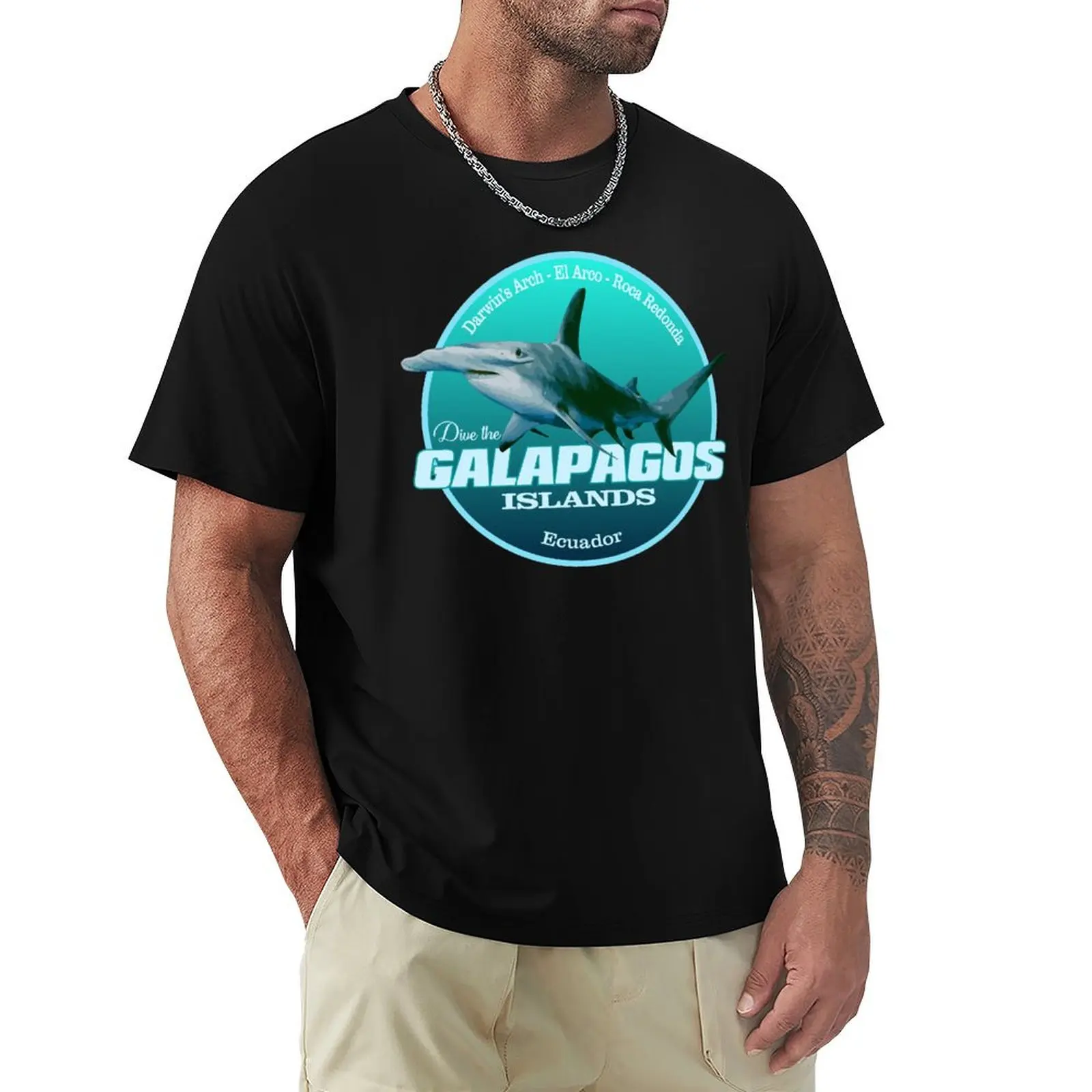 Dive The Galapagos Islands (DD2) T-Shirt man t shirt graphic T-Shirt