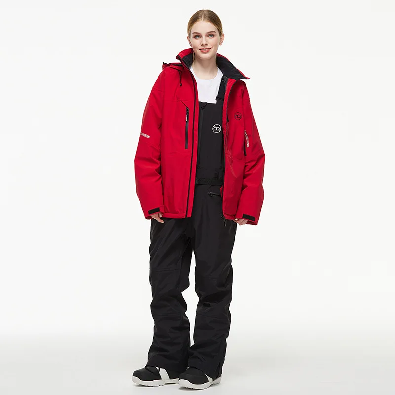 

New Baggy Breathable Ski Two-piece Sets Men's Women's Top Pants Outdoor Sports Warm Windproof Waterproof Adult Skiing Clothes