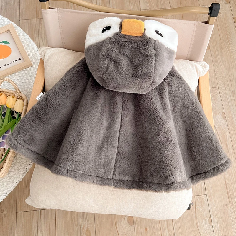 IYEAL  Winter Baby Windbreaker Outwear Thickening Wrap for Autumn and Winter Baby Girls Coat Baby Boys Girls Warm Fleece Cloak