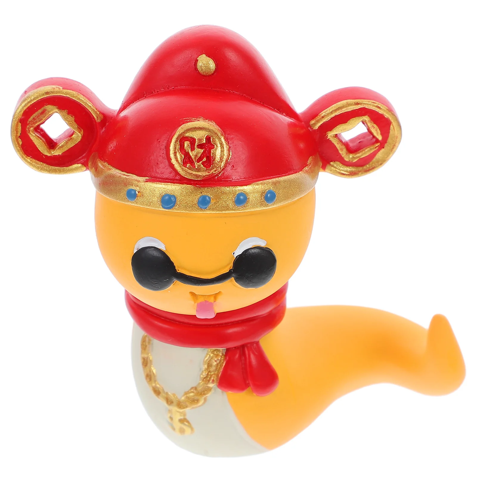 

Lucky Snake Statue Cartoon Chinese New Year Decoration for Home Office Desk Spring Festival Ornament Zodic Snake Charm